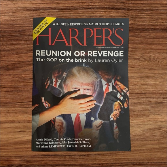 Harpers Magazine November 2024 Reunion Or Revenge GOP On The Brink Trump - Picture 2 of 6
